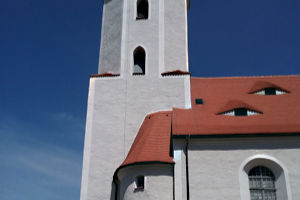 Denkmalgerechte Instandsetzung Dachstuhl Dachneudeckung Dorfkirche in Friedersdorf