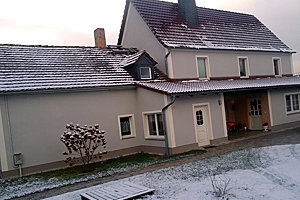 Fassadensanierung an EFH in Gemeinde Mücka