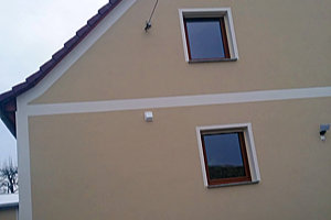 Fassadenrenovierung und Neuputz Wohnhausanbau
