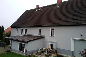 Fassadenrenovierung und Neubau eines Anbaus
